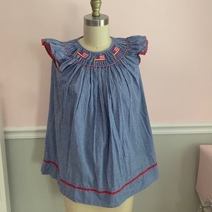 American flag dress. Worn once. Great for July 4th!